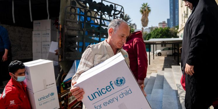 Hilfsgüter im Libanon