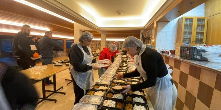 Verteilung Nachrungsmittel im Libanon