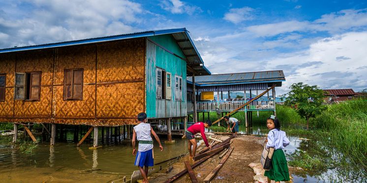 Myanmar Wiederaufbau